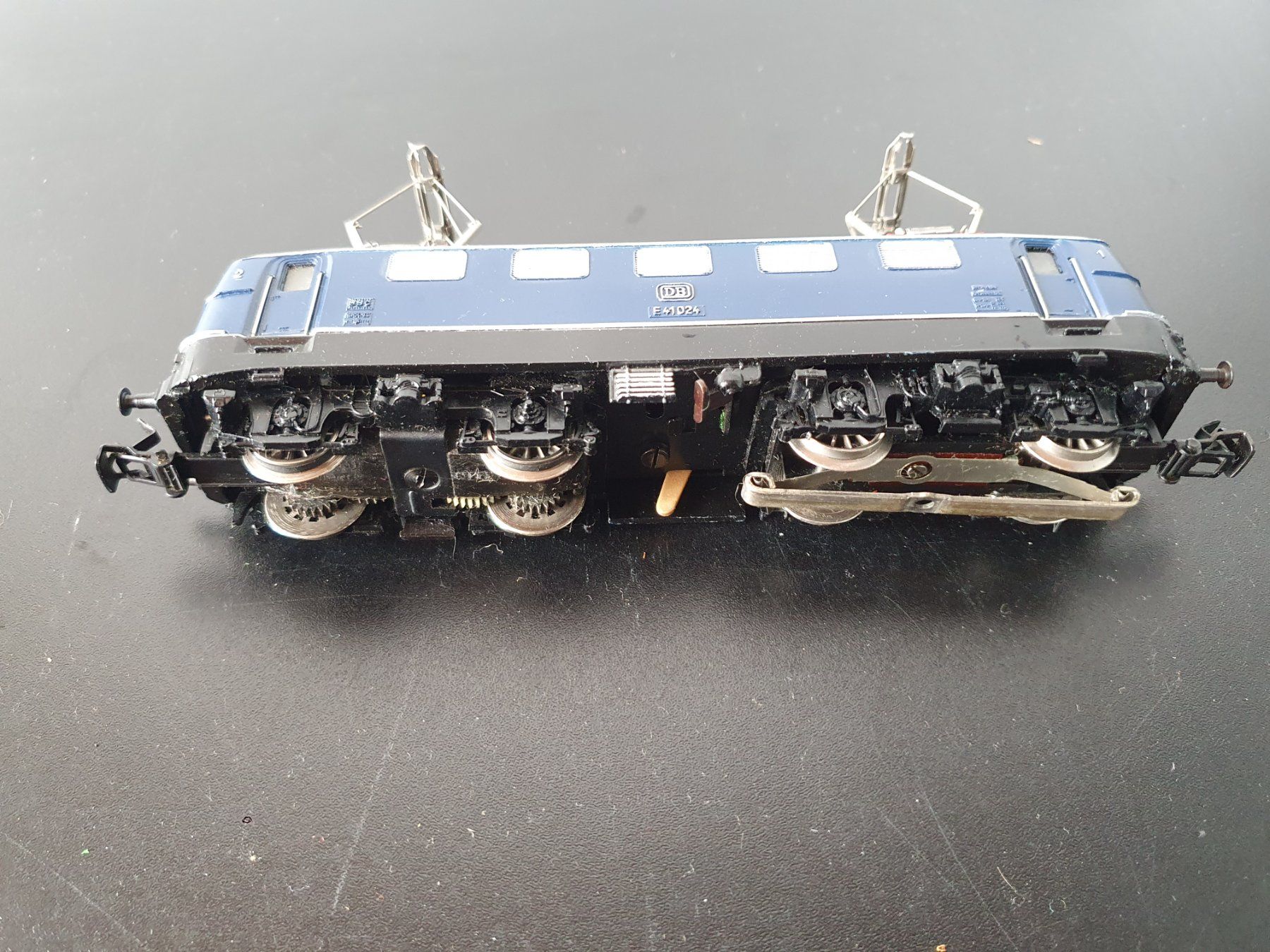 Märklin Modellini di ferrovie: MÄRKLIN: DB E-LOK BR E41 BLAU GUSSMODELL 3034 OVP – Usato da Biglen venduto da taunus82 6