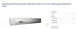 Wandmarkise Thule Omnistor 5200 500 x 250 cm