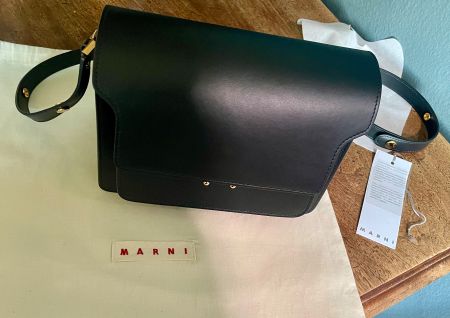 NWT MARNI TRUNK BAG CALF SKIN MEDIUM 🖤