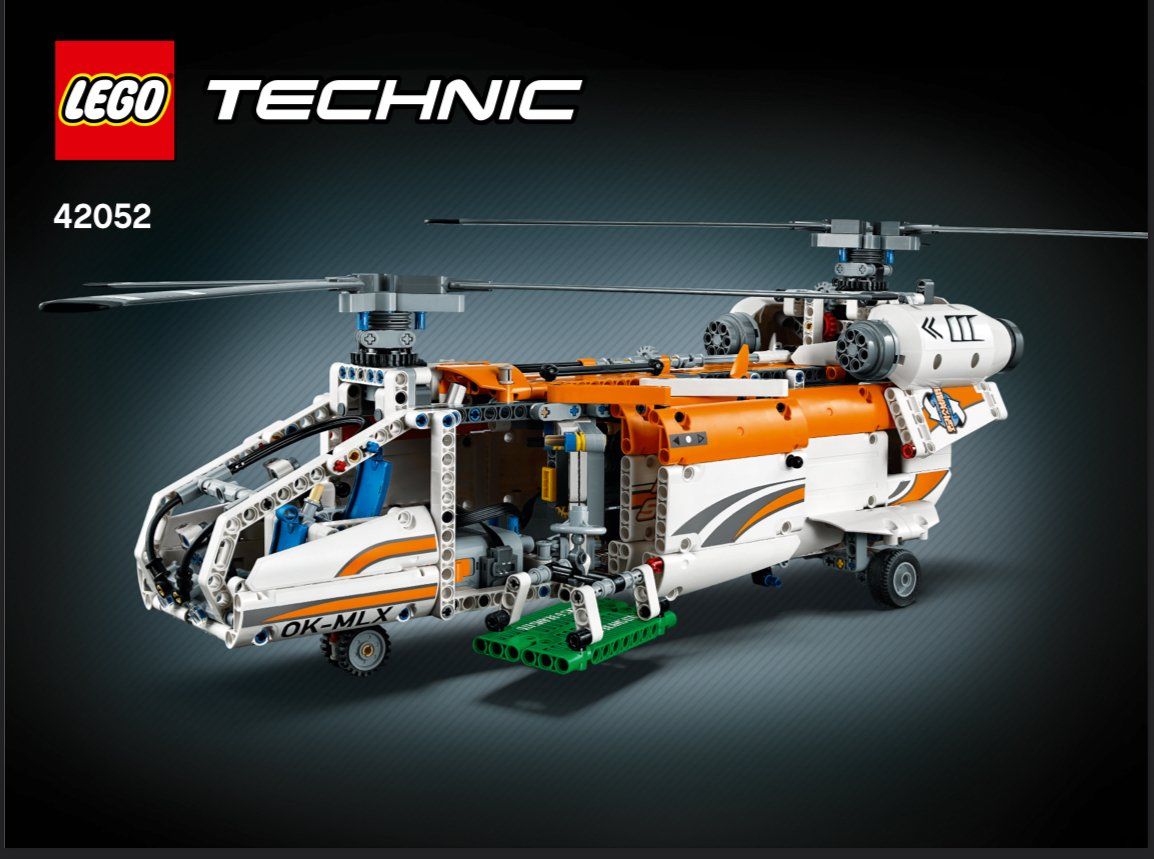 Lego Giocattoli: LEGO TECHNIC Model 42052 - Schwerlasthubschrauber – Usato da Dörflingen venduto da verena052 2