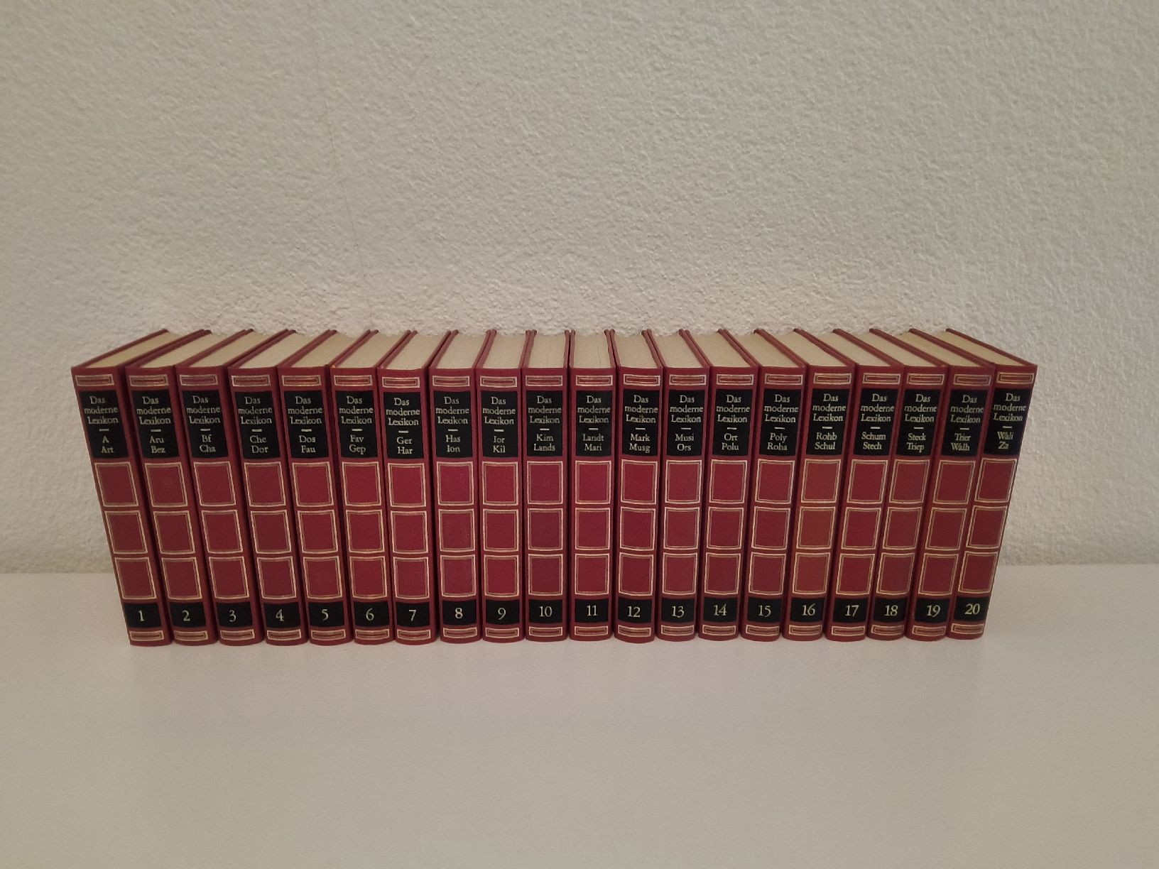 Libri: Das moderne Lexikon - 20 Bände – Usato da Basel venduto da Blaetz