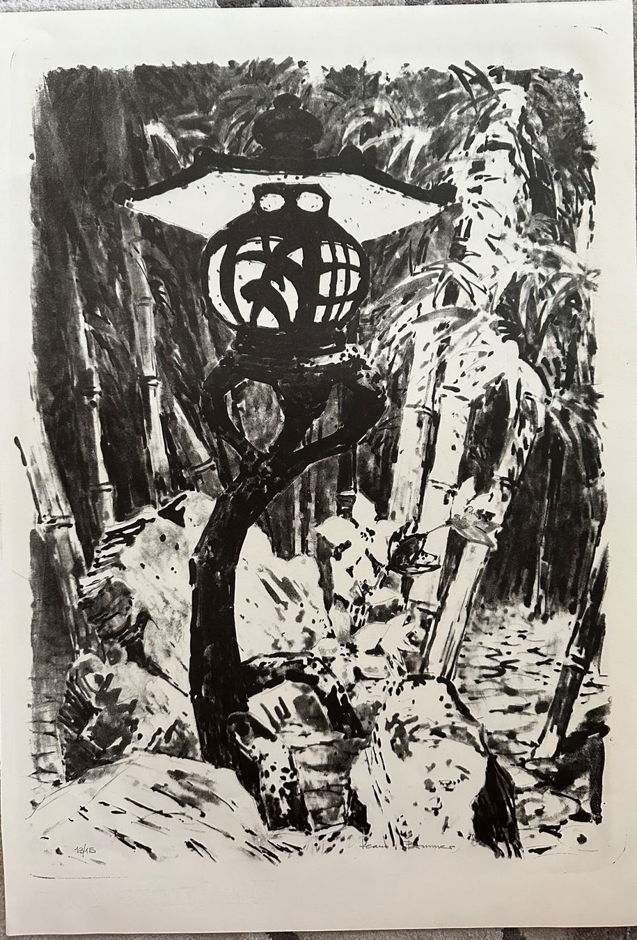 Arts picturaux & lithographies: KLAUS BRUNNER LITHOGRAPHIE SIGNIERT NUMMERIERT – D'occasion à Gersau par grafik-kunst 6