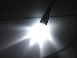 LED 1.8mm 3/12V verkabelt kaltweiss