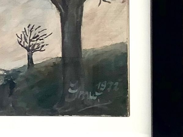 Dipinti: Acrylbild Wenn die Blätter gefallen... – Usato da Küsnacht ZH venduto da Vuit-on 3