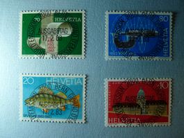 1983 Sonderpostmarken 694-697 ET Vollstempel