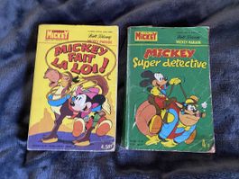 Lot BD Mickey Parade 2 Fascicules vintage