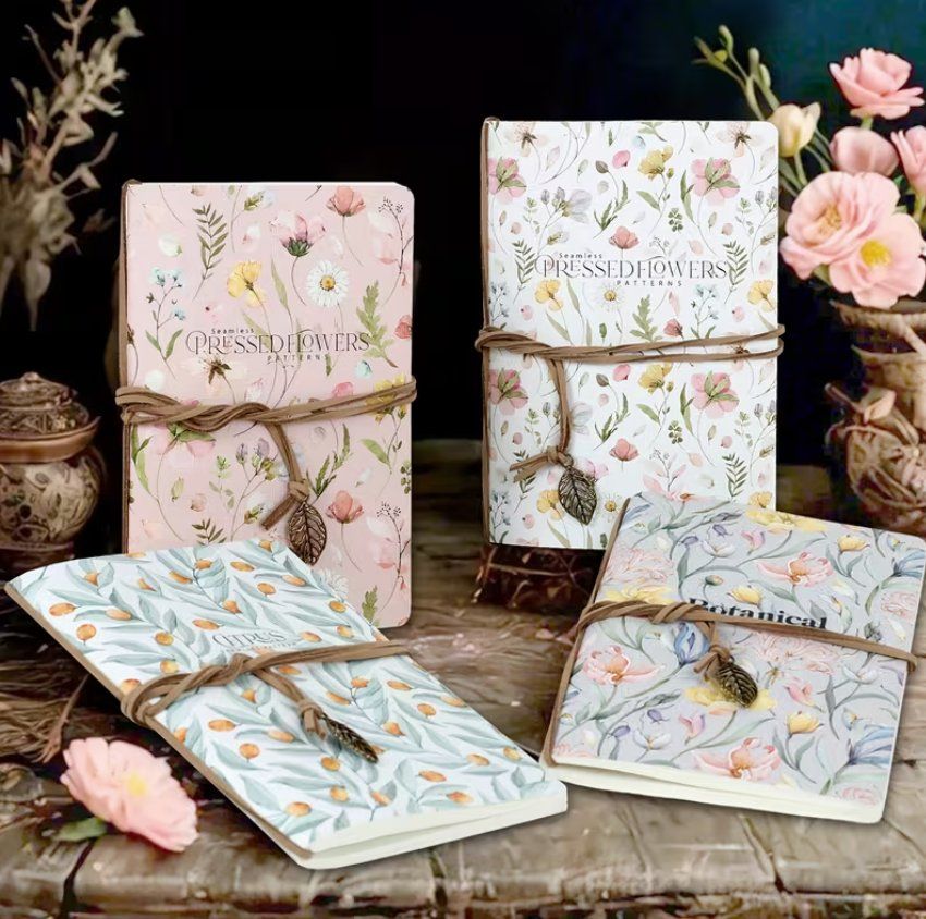 Riviste & Magazine: 4 Hefte - Set A5 / mit Blumenmotiven – Nuovo e nell'imballaggio originale da Frauenfeld venduto da Metaria369 1