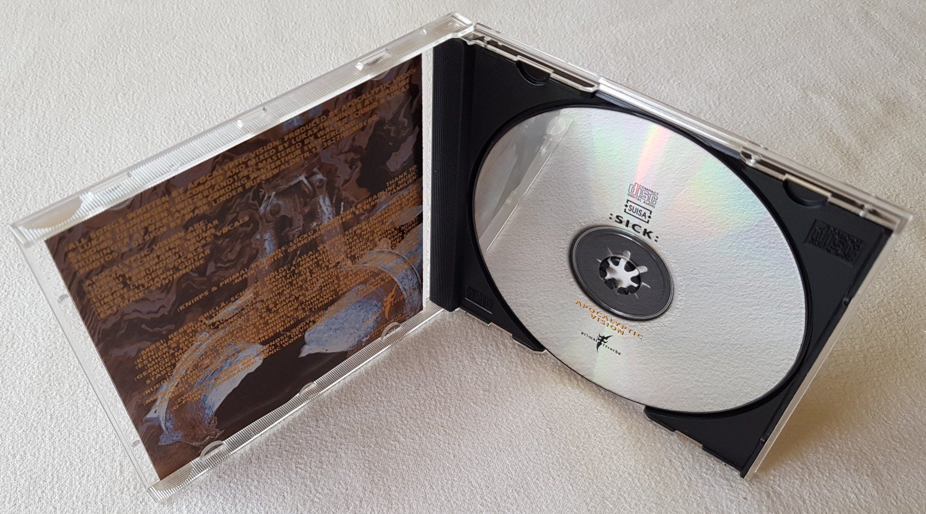 CDs: Apøcalyptic Visiøn ‎– Sick - CD - 1997 - CH First Press – D'occasion à Uster par Zardodel 3