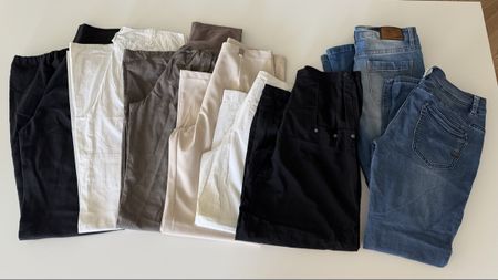 Lot de 8 pantalons femmes, taille 38