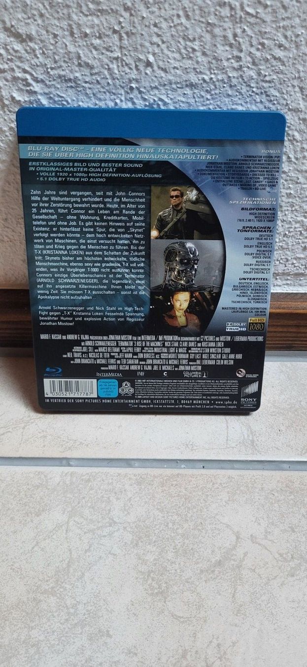 Tutti i DVDs: Blu Ray – Terminator 3 – Usato da Münsingen venduto da Heroism2010 1