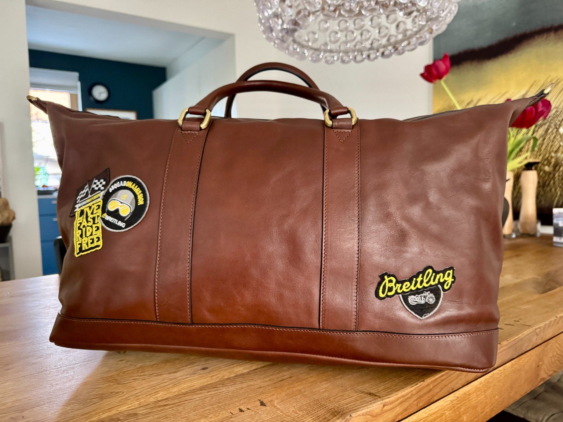 Breitling Borse: BREITLING - Kult-Weekender aus Kalbsleder – Nuovo (secondo la descrizione) da Winterthur venduto da allee15