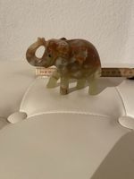 Elefant Skulptur aus Onyx Marmor, Sammlerstück, Vintage