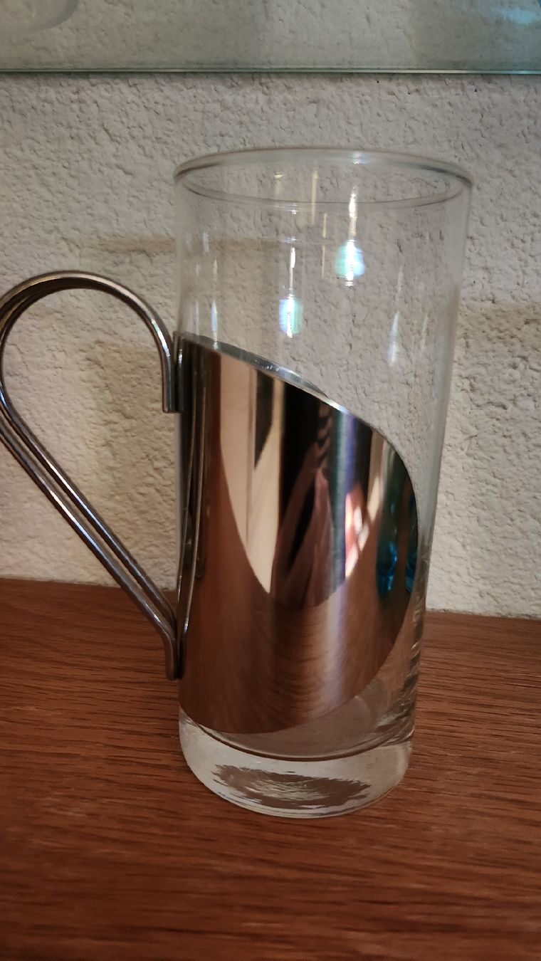 Bicchieri: 6er Set Teegläser mit Halter, Vintage – Usato da Weiningen ZH venduto da Annakatharina 2