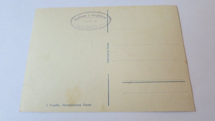 Cartoline postali: Im Sertigtal - um ca. 1950 – Usato da Jona venduto da centumprata 1