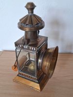 Antik-Stil Kutschenlaterne Messing & Kupfer, Öllampe Deko