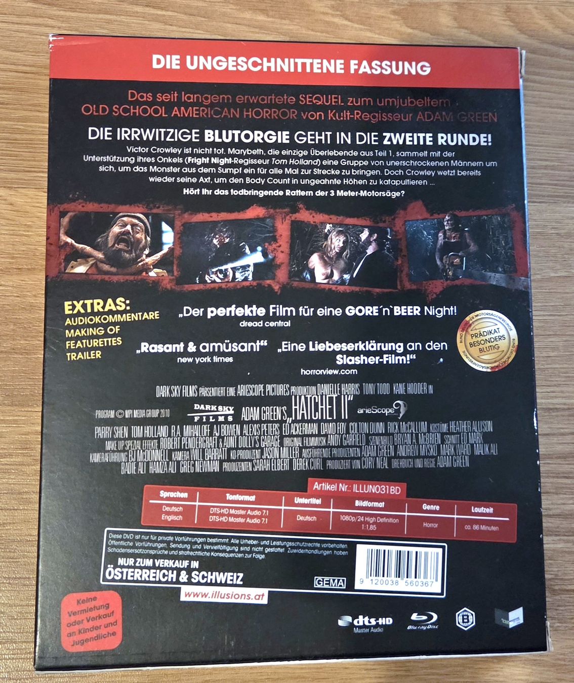 Tutti i DVDs: Hatchet 2 (2010) Uncut Blu-ray  – Usato da Winterthur venduto da raymen74 1