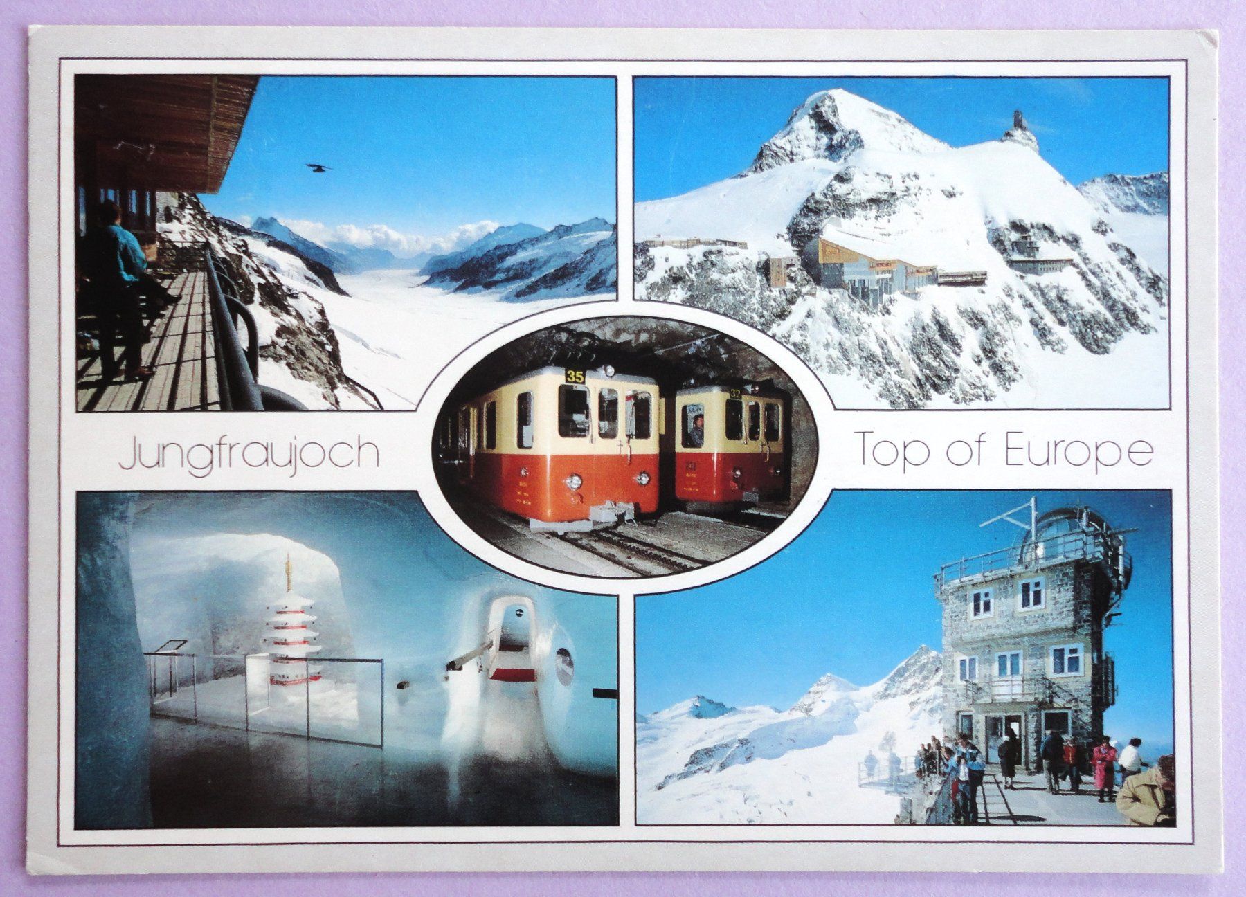 Ansichtskarten: Jungfraujoch 3454 m – Gebraucht aus Fétigny von Billy2miny