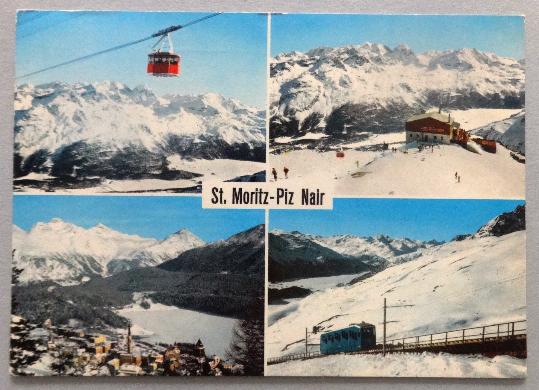 Ansichtskarten: St. Moritz - Piz Nair – Gebraucht aus Fétigny von Billy2miny