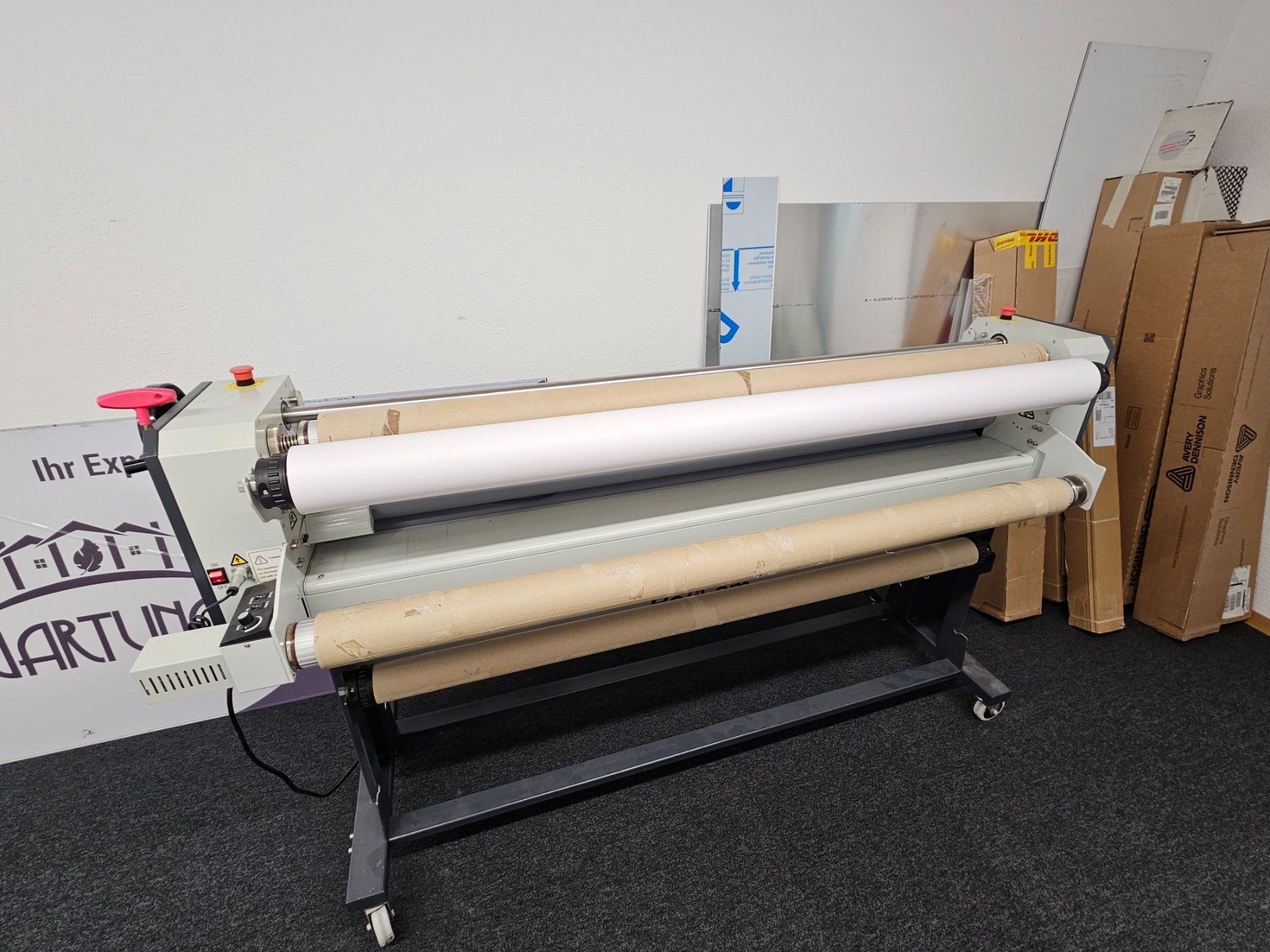 Macchine laminatrici: Laminator Marke Roll Lam für 160 cm breite Rollen – Usato da Bülach venduto da Aheil 2