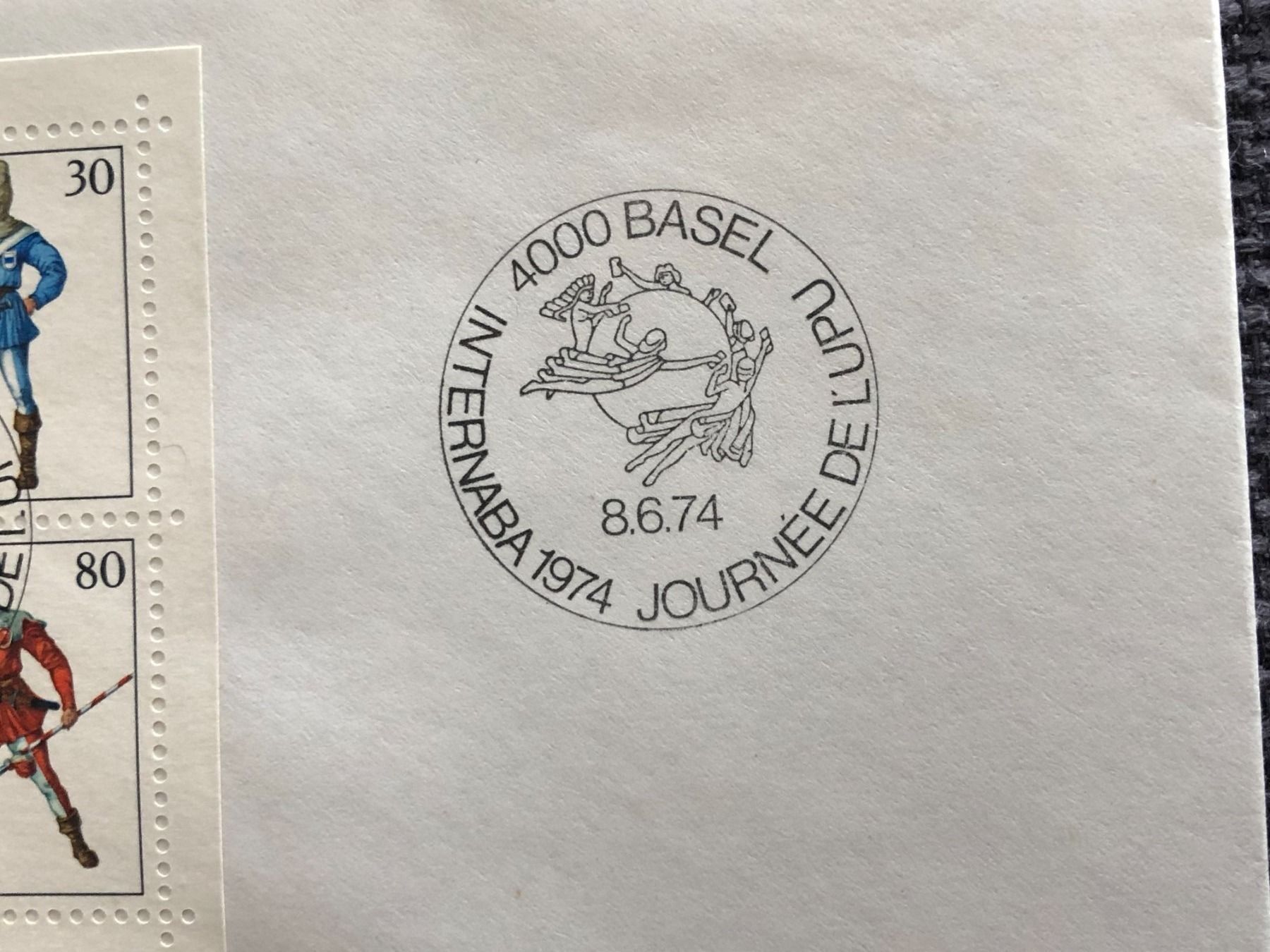Tous les timbres: Internaba 1974 Basel Block FDC auf Brief – D'occasion à Biel/Bienne par TomBaBi 2
