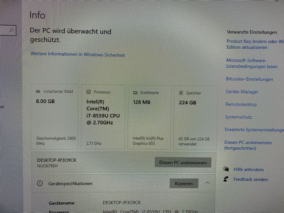 Intel PCs: Intel NUC – Gebraucht aus Widnau von icarus_83 3