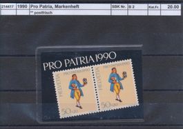 1995 Pro Patria, Markenheftchen, ** postfrisch