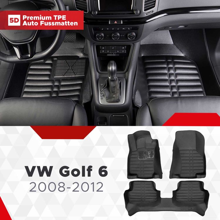 5D Premium Auto Fussmatten für Volkswagen Golf 6 2008-2012