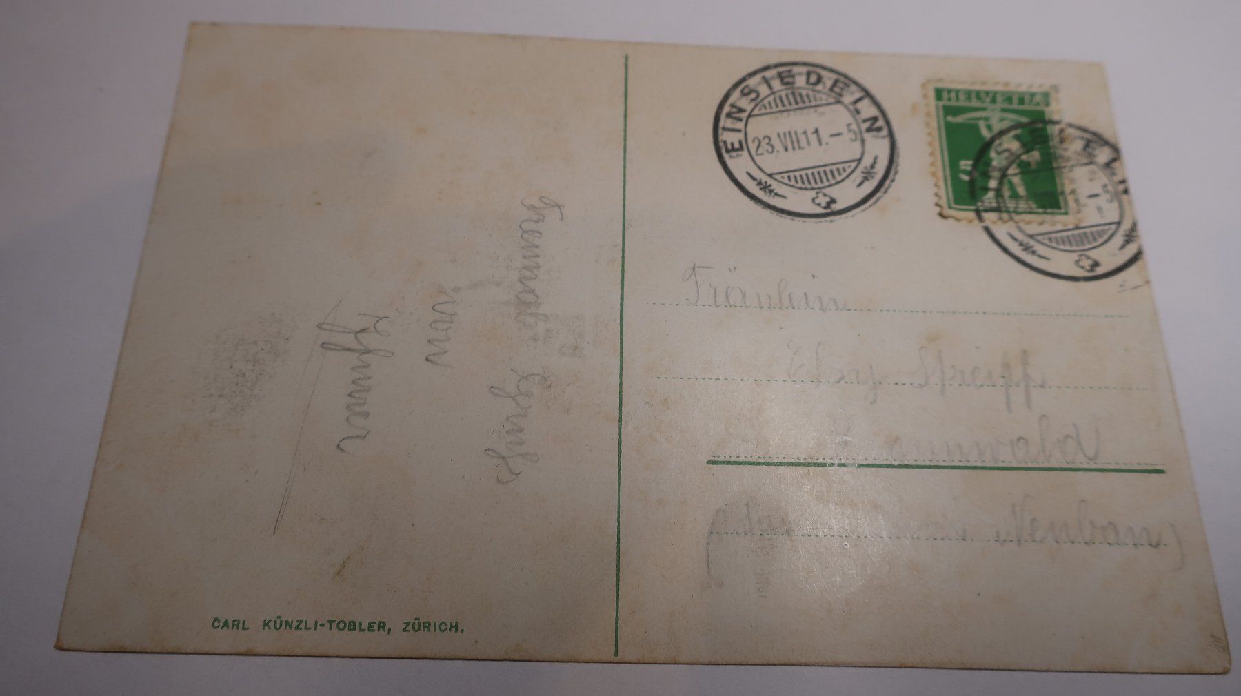 Ansichtskarten: Einsiedeln Multivues  1911 – Gebraucht aus Cormoret von Pascalll2001 4