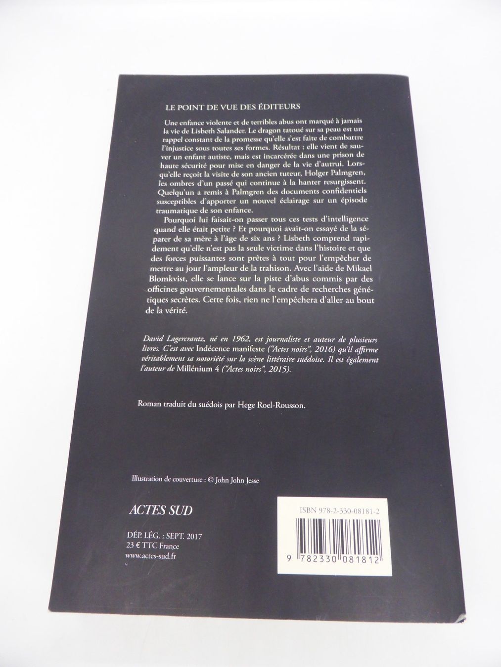 Libri: David Lagercrantz - Millénium 5 - La fille qui rendait coup – Usato da Porrentruy venduto da Kim017 1