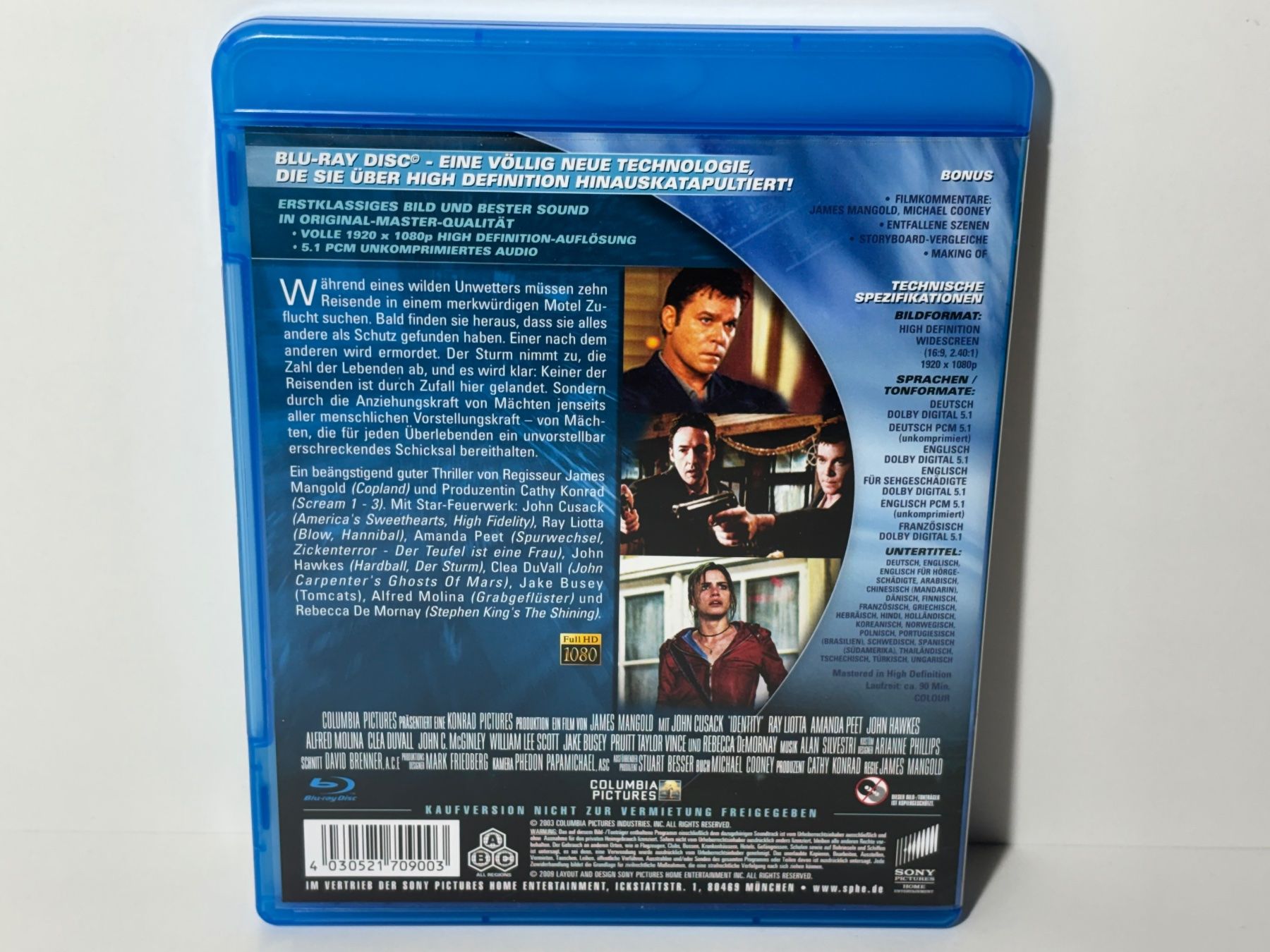 Tutti i DVDs: Identität Blu Ray – Usato da Wilderswil venduto da Sstriker 1