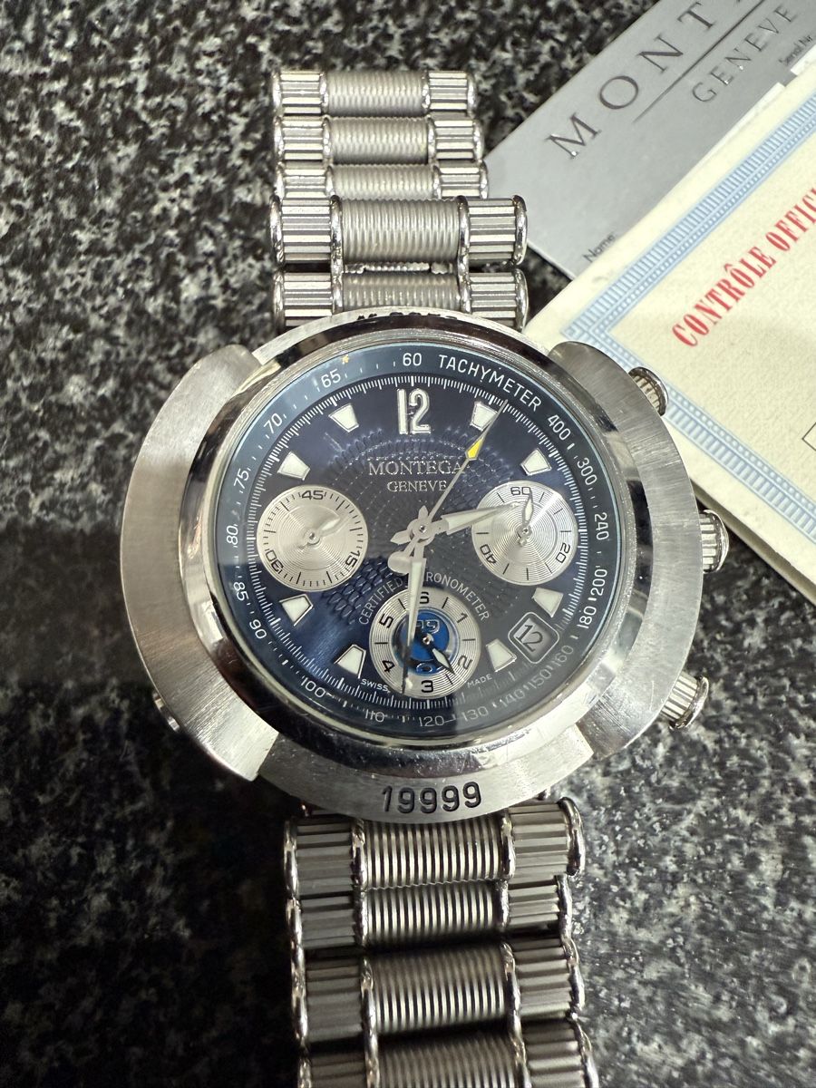 Montegrappa Orologi: Montre Montega Geneve Chronometer Limited Edition – Usato da Widnau venduto da RetoW01 3