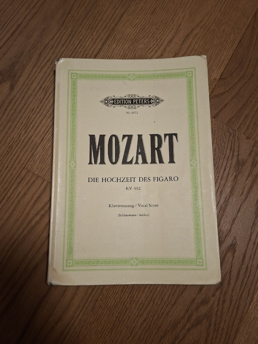 Libri: Klavierauszug Le Nozze di Figaro – Usato da Oberengstringen venduto da Kimchimon