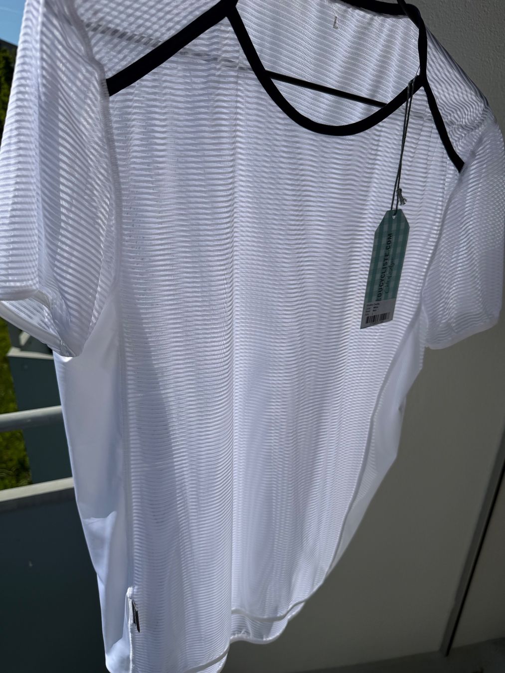 Canottiere & Pantaloni: CAFÉ DU CYCLISTE - Cecilia -  BASELAYER Weiss – Nuovo (secondo la descrizione) da Uster venduto da Ledronnie 3