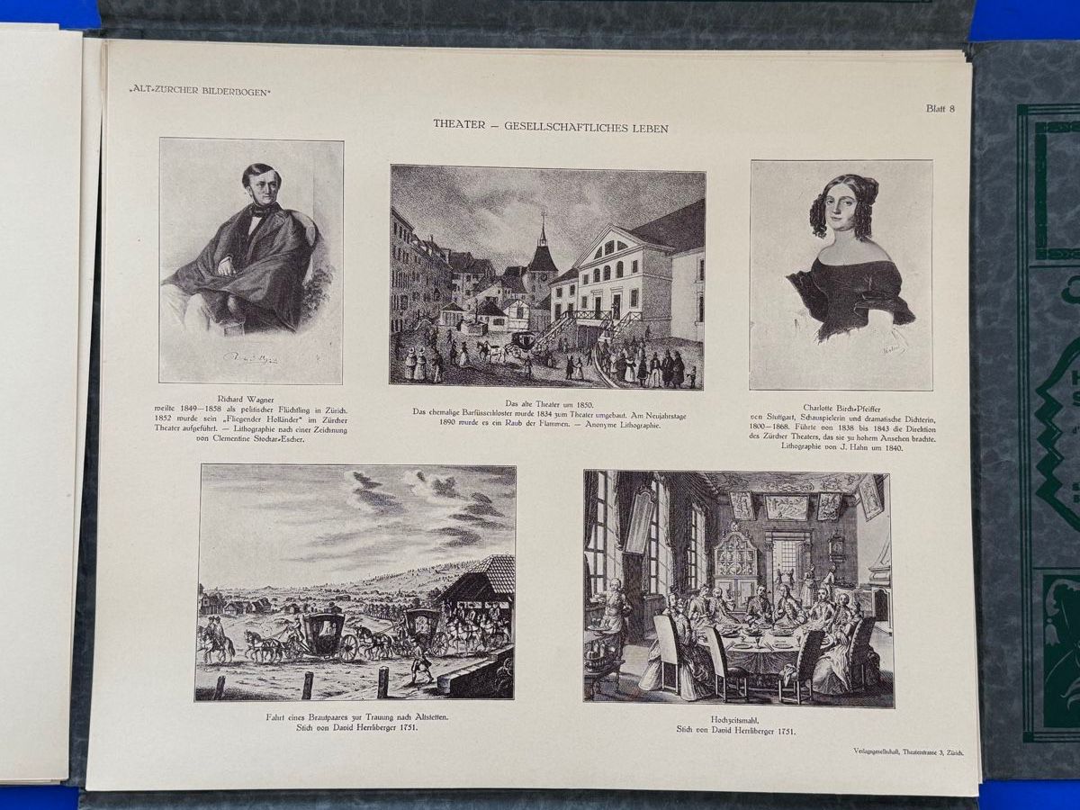 Bücher: Alt-Zürcher Bilderbogen. 1926 – Gebraucht aus Adliswil von buch_und_kunst 5