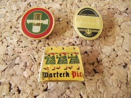 Warteck   Pin   3 Stück