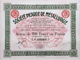 Société Picarde de Métallurgie SA, Saint-Quentin - 1934