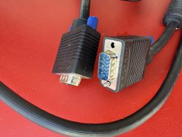 VGA Monitorkabel Delock schwarz gebraucht guter Zustand