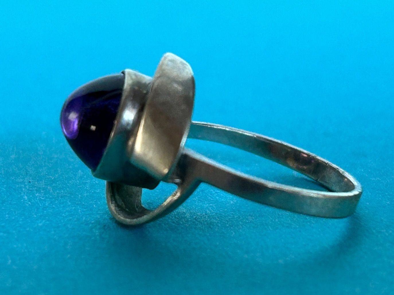 Anelli: silberring VIOLETTE Amethyst KUGEL (54) – Usato da Dittingen venduto da Bellevista 5