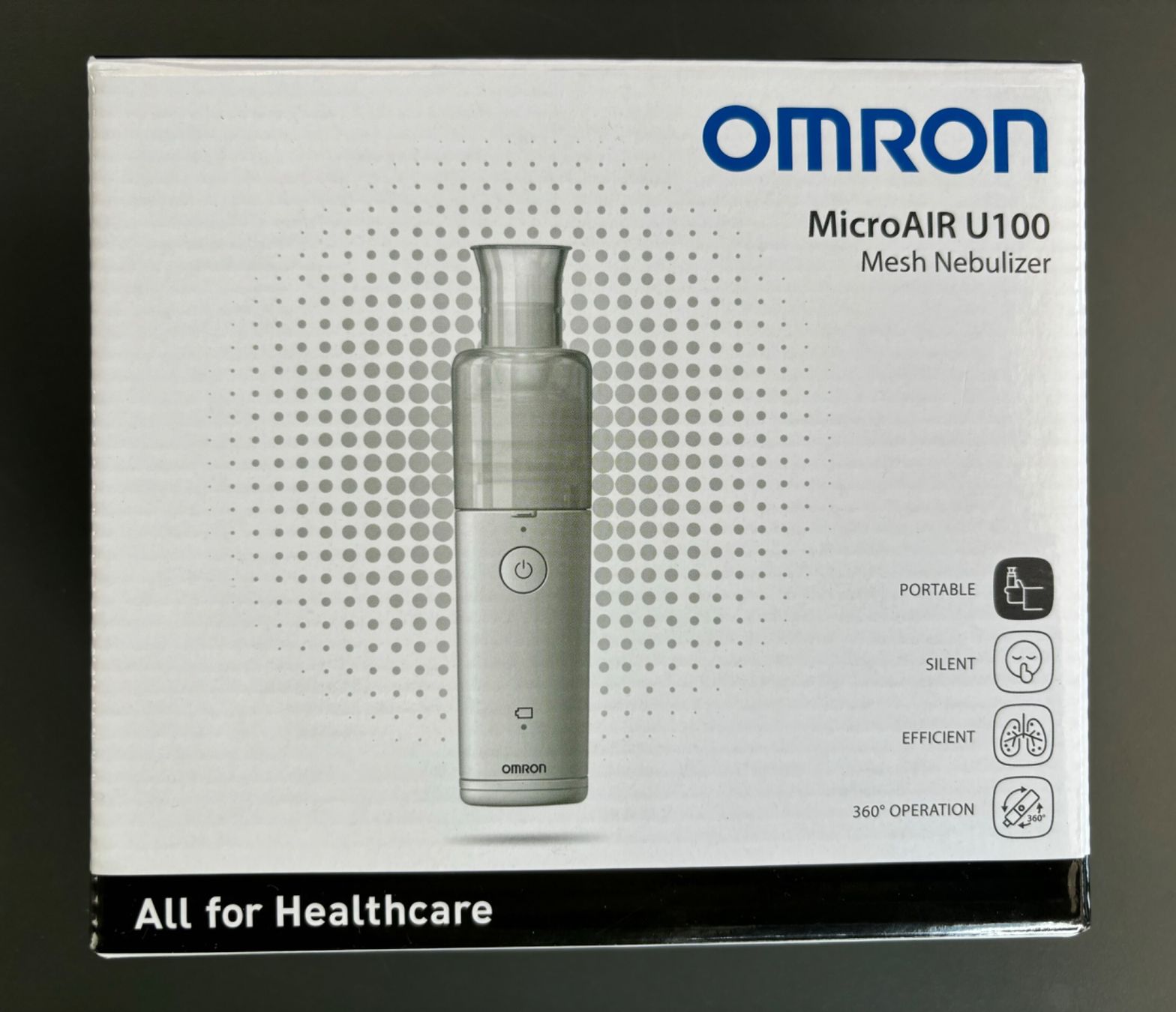 Omron Attrezzature mediche: Inhalationsgerät Mesh Nebulizer MicroAir U100 Omron – Nuovo (secondo la descrizione) da Wald ZH venduto da ukulele77