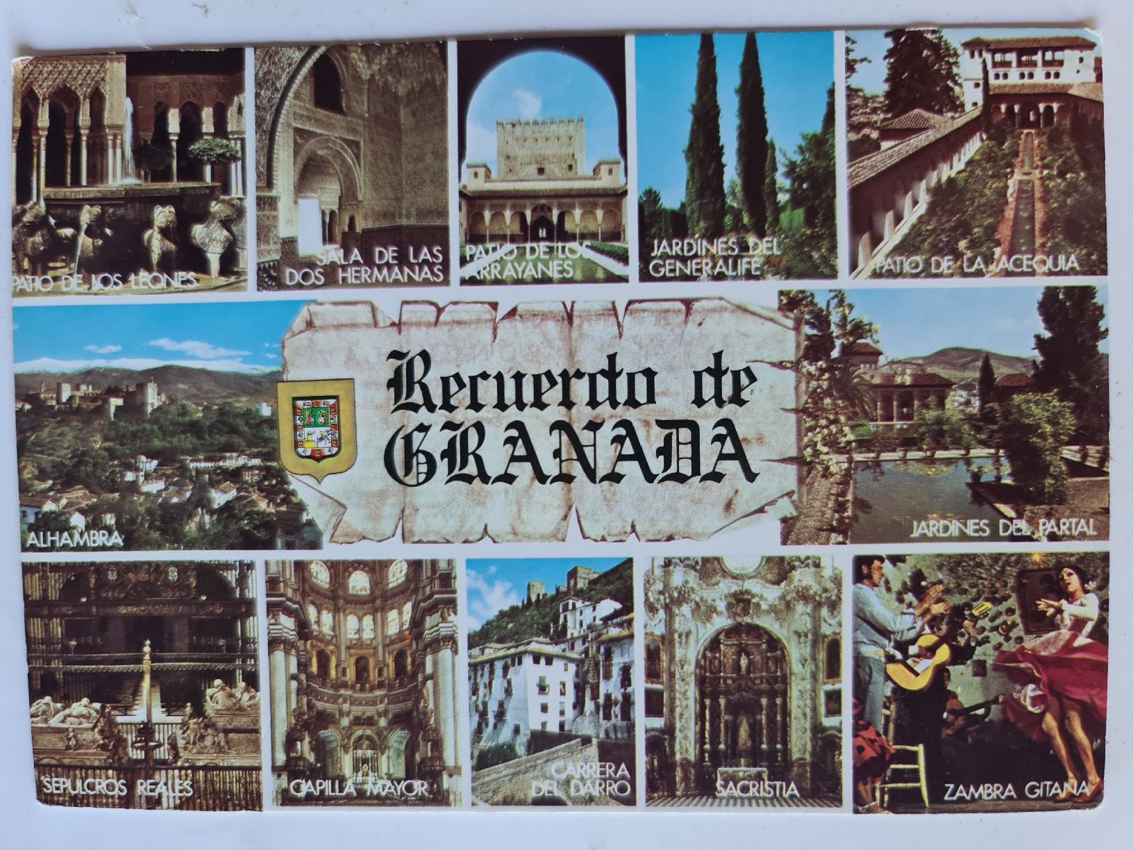 Cartoline postali: Ansichtskarte Granada Spanien 1104 – Usato da Dintikon venduto da Vexi