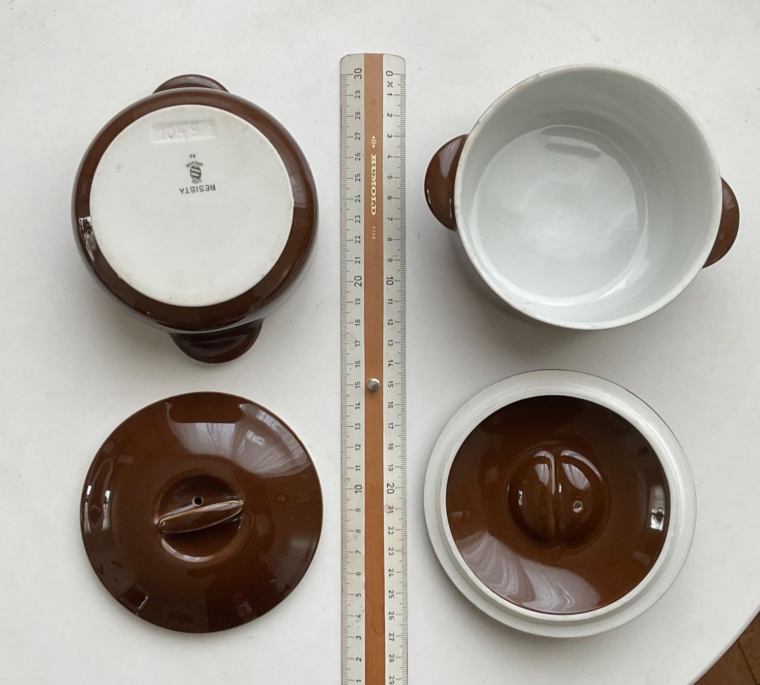 Teglie da forno: 2x Auflaufform Langenthal Backform Form – Usato da Aarau venduto da Ikebana03 1