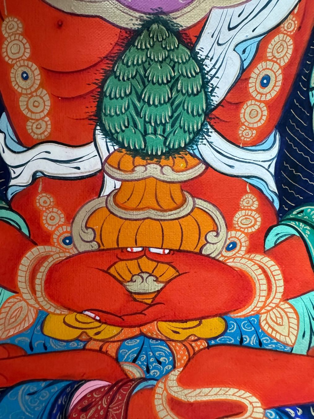Dipinti: Quadro dipinto in acquarello del Buddha Amitabha – Nuovo (secondo la descrizione) da Caslano venduto da bri_5jft 4