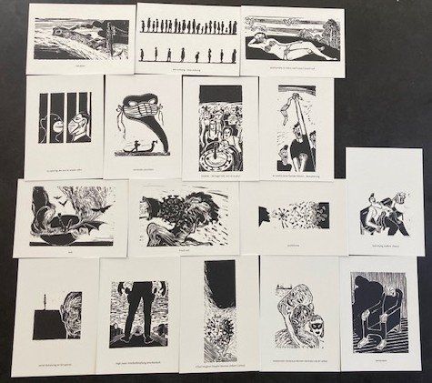 Xilografie: Tobler Willi. Impressionen aus der Coronazeit – Nuovo (secondo la descrizione) da Frauenfeld venduto da picowalo 6