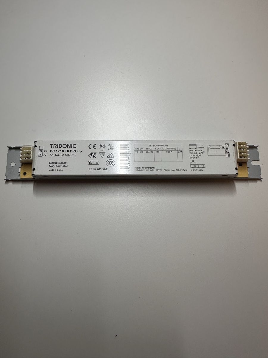 Componenti elettronici: Tridonic Vorschaltgerät PC 1x18 T8 PRO lp – Nuovo (secondo la descrizione) da steffisburg venduto da releve