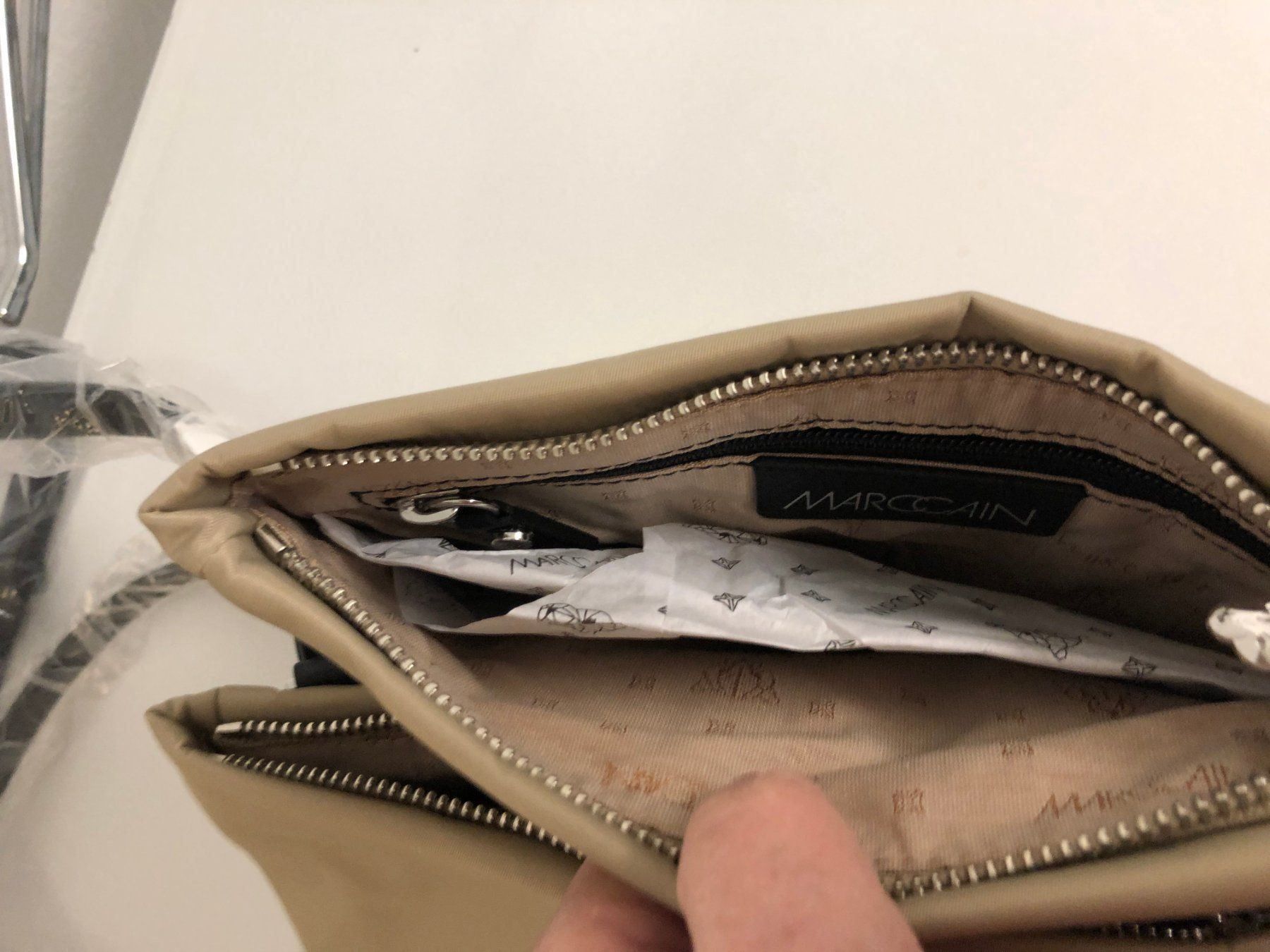 Marc Cain Borse da donna: Marc Cain Doppel Tasche  Umhängetasche – Nuovo e nell'imballaggio originale da Volketswil venduto da praxis12 4