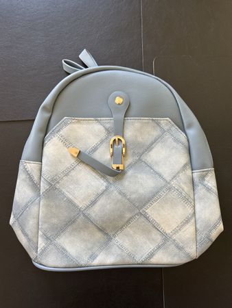 Rucksack/Daypack in graublau /Jeans Optik - Neuwertig!