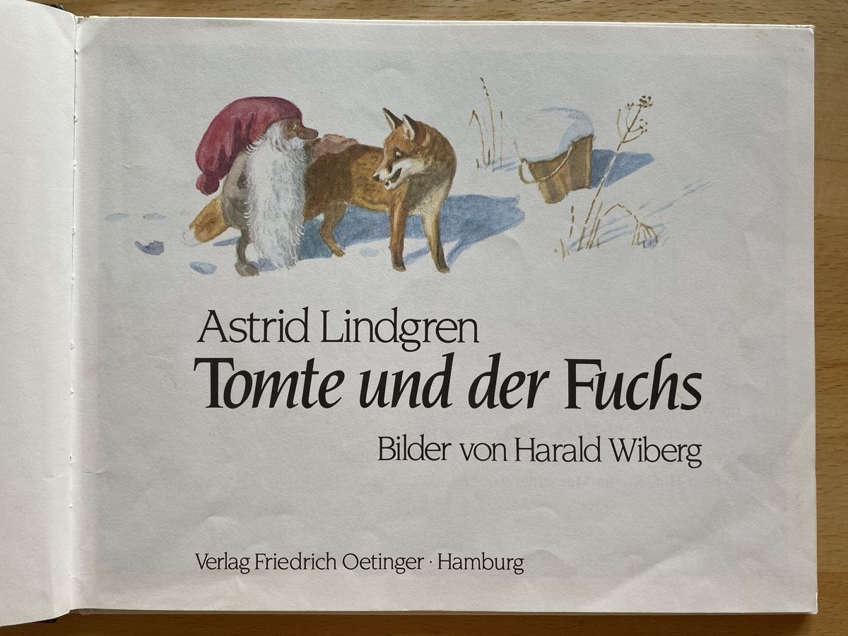 Bücher: Tomte und der Fuchs - Astrid Lindgren  – Gebraucht aus Schwarzenburg von Michellu 3