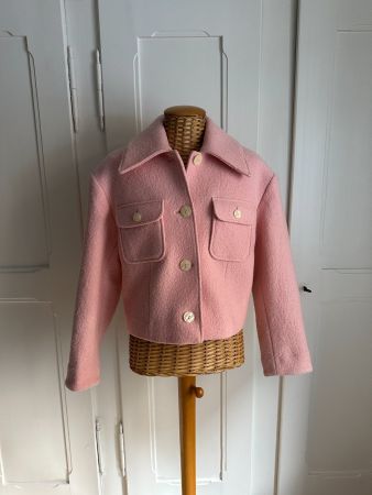 & OTHER STORIES - Kurzjacke rosa aus Wolle 36
