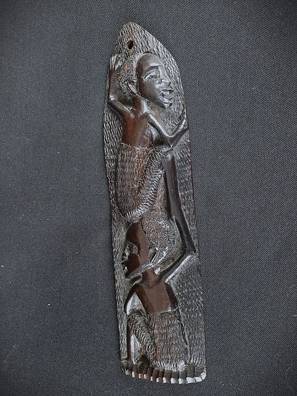 Sculture & Statue: Afrikanisches Ebenholz Relief handgeschnitzt – Usato da Beinwil am See venduto da Restwert_Beinwil 4
