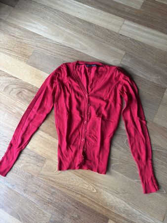 Damen Strickjacke Clockhouse rot Grösse XS guter Zustand